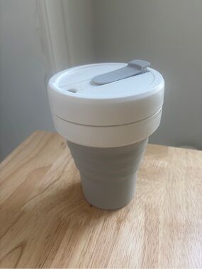 Stojo Collapsible Travel Cup Silicone BPA free 12 oz
